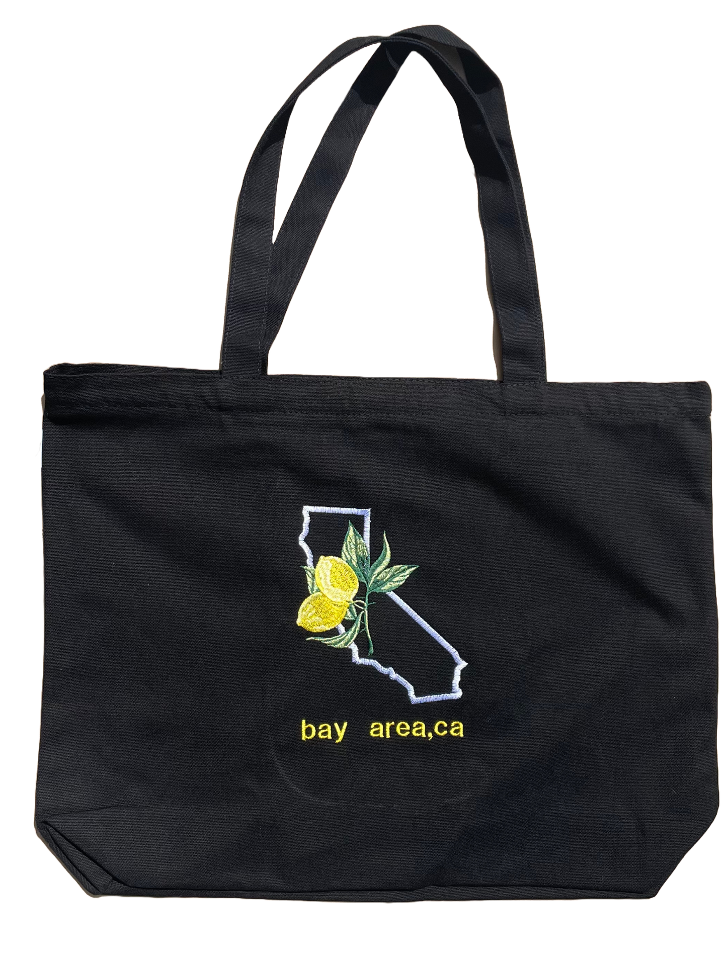 Bay Area, California | Large Black Tote Bag