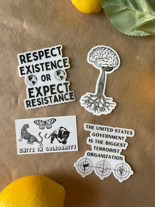 Respect Existence or Expect Resistance | Sticker