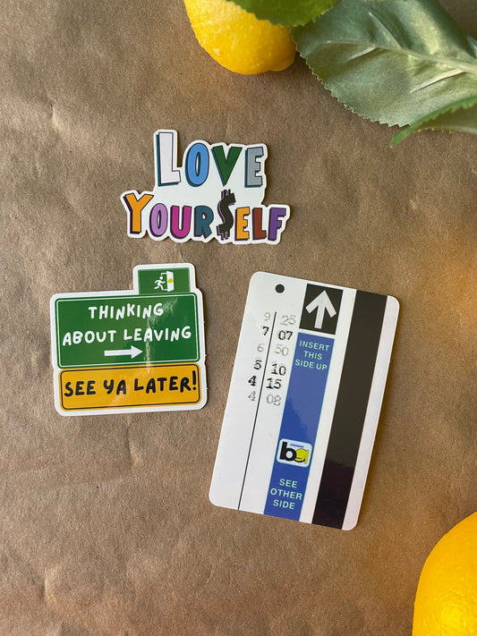 Thinking About Leaving - See You Later | Sticker