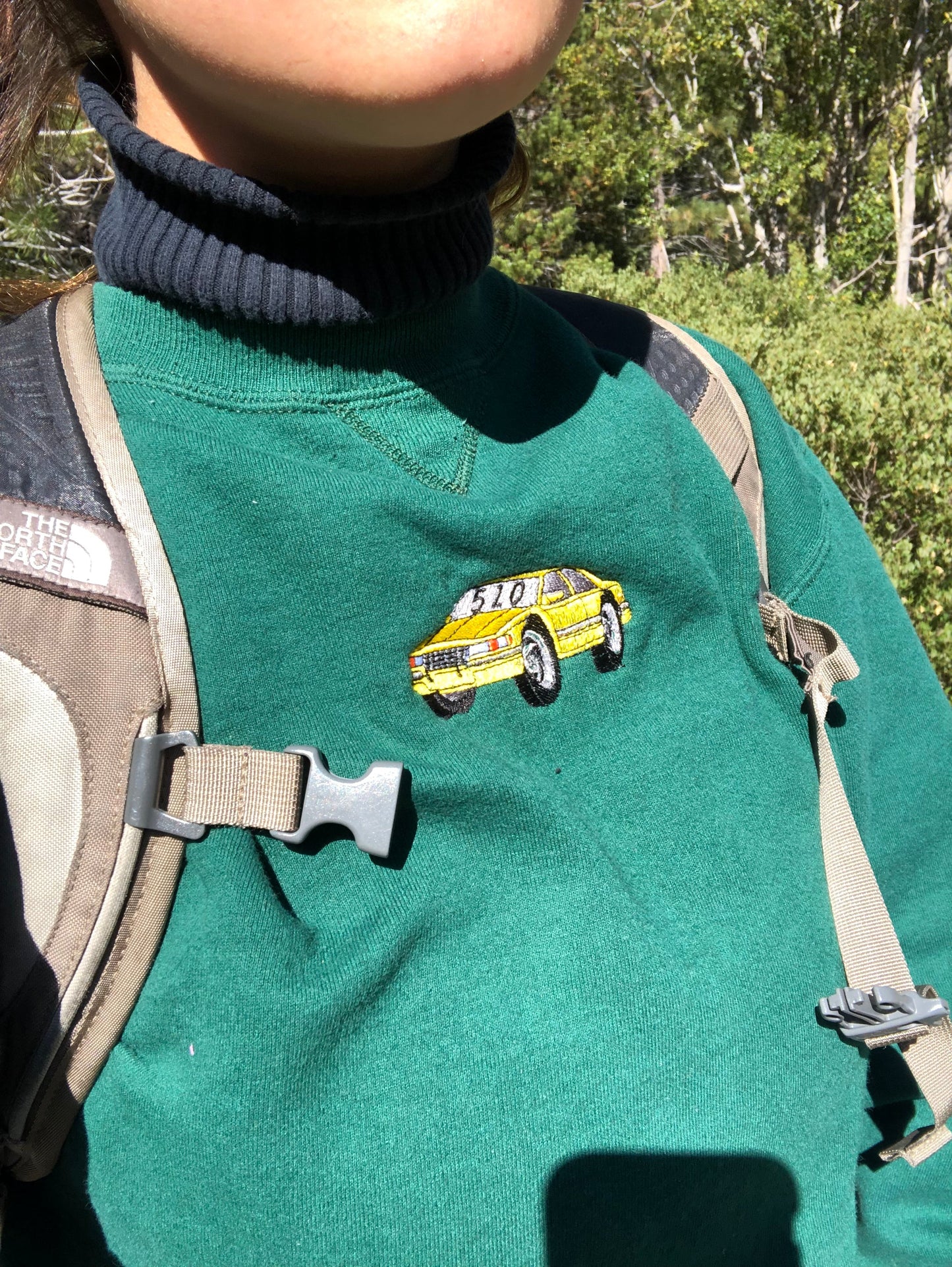 Scraper Car | Green Crewneck