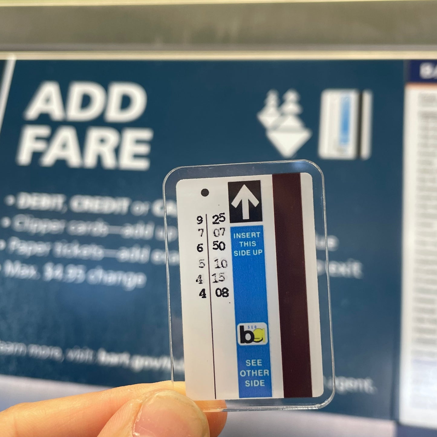BART Paper Ticket | Acrylic Pin