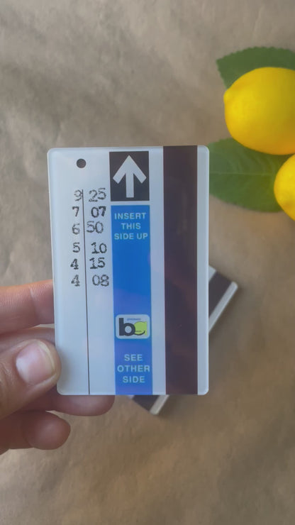 BART Paper Ticket | Magnet