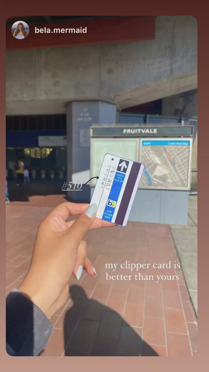 BART Paper Ticket | Sticker