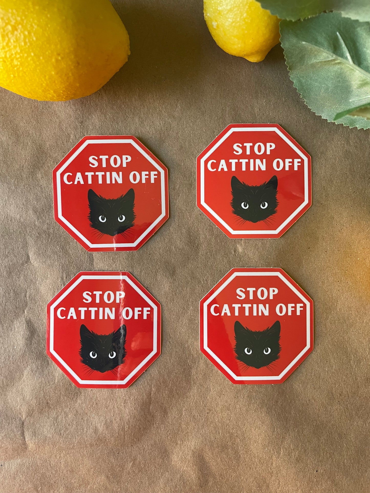 Stop Cattin Off | Sticker